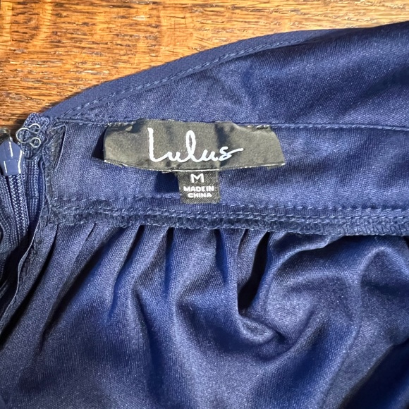 Lulus Navy Dress size Medium - Picture 7 of 7